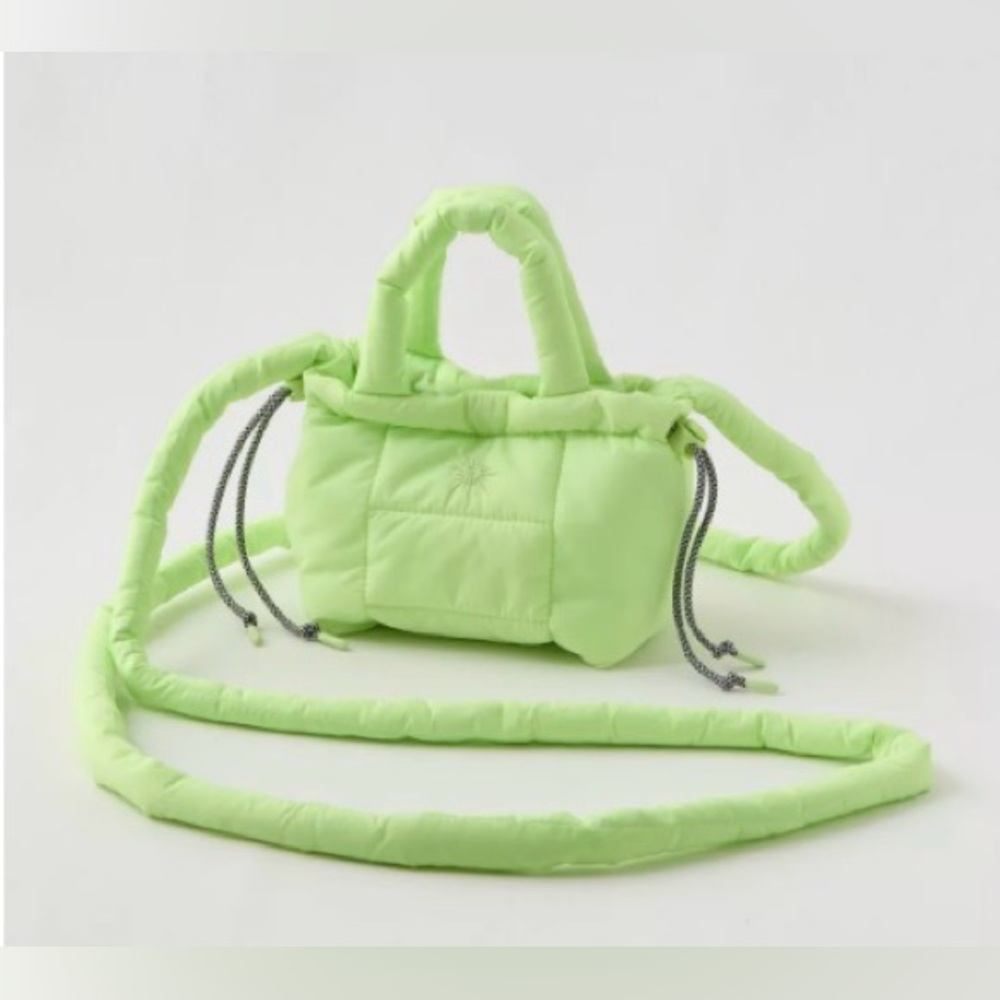 OFFLINE By Aerie Puff Love Mini Cinch Crossbody Bag *Neon* - Picture 2 of 5